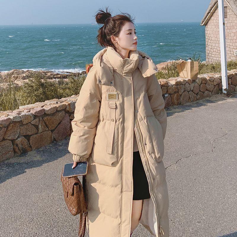 反季清仓羽绒棉服女学生中长款韩版冬季新款棉衣加厚过膝棉袄外套