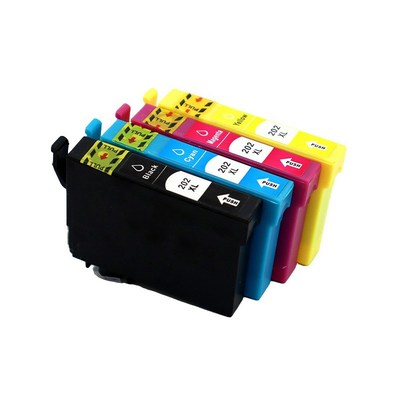 适用爱普生EPSON 202XL墨盒WorkForce WF2860打印机T202XL黑色红