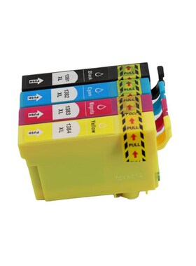 适用爱普生EPSON T1381墨盒Workforce 7510 7520打印机黑色红色