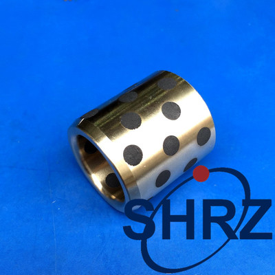 MPBZ20A-15/20/30/40/50/60铜合金直柱无油衬套石墨自润滑铜轴套