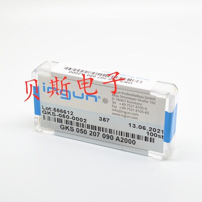 INGUN测试针GKS050 307 090A2000菱形头探针 50mil弹簧顶针0.78mm