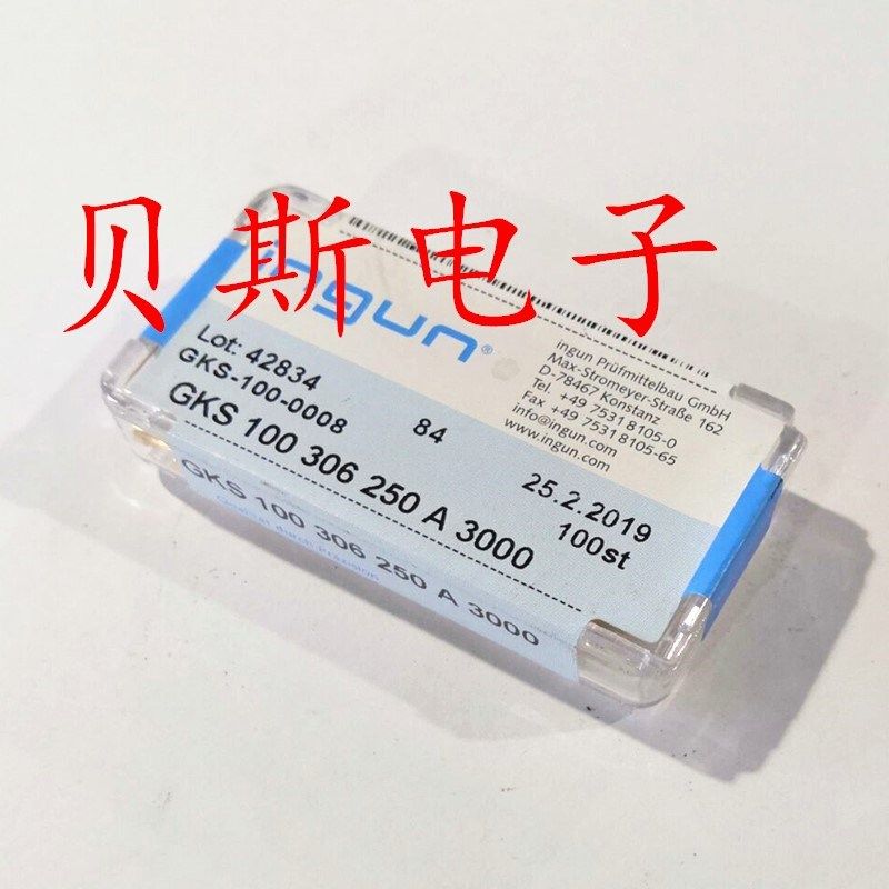 INGUN英钢探针GKS100 306 250A3000(九爪梅花头)1.36mm测试针