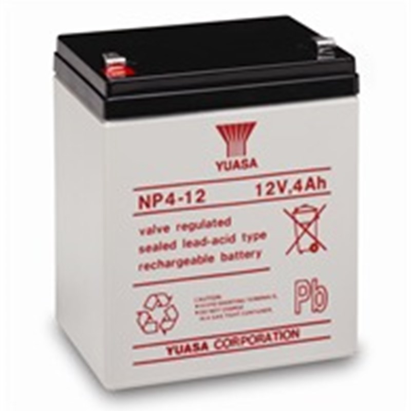 原装汤浅YUASA NP4-12 12V4AH应急电源/UPS电源/电梯用蓄电池免邮