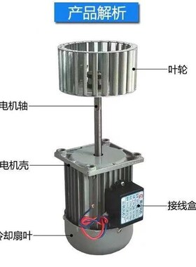 DF3热收缩烘箱电机 封塑料包装 CRZ型40W 80W干燥箱鼓风机电机