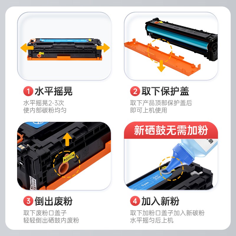 适用hp惠普LaserJet Pro 200 Color M251n硒鼓131a cp1215 pro200