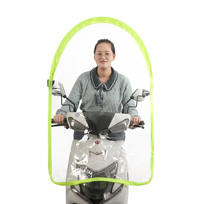 小牛电动车挡风透明板通用国标篮子电动车前挡风防水机车挡风罩