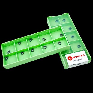 七彩高硬镗孔刀片 WBGT060104L-F P8090U 淬火钢 不锈钢