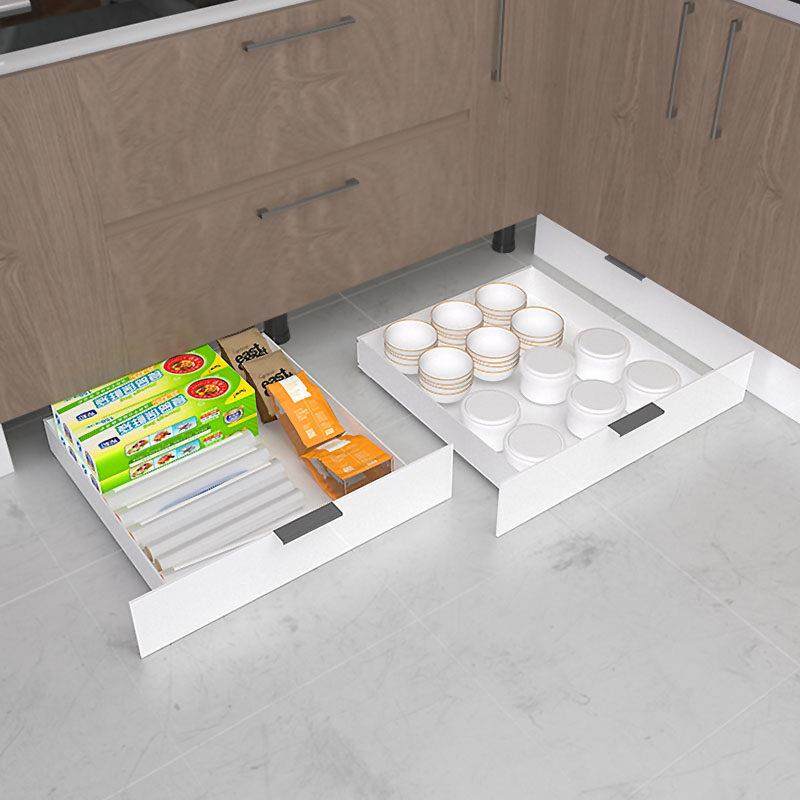 家用厨房橱柜万向轮托盘踢脚线改造抽屉PP塑料收纳盒整理储物拉篮,商业/办公家具,置物架/陈列架/储物架/展示架,淘宝优惠券,粉丝福利购,淘宝优惠卷