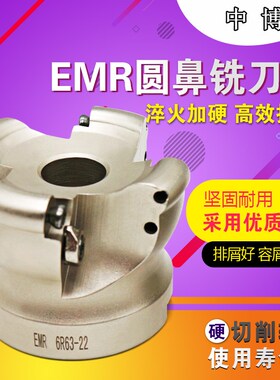 EMR平面铣刀盘R5圆鼻铣刀盘5R-50/63/80/100/125/160-300