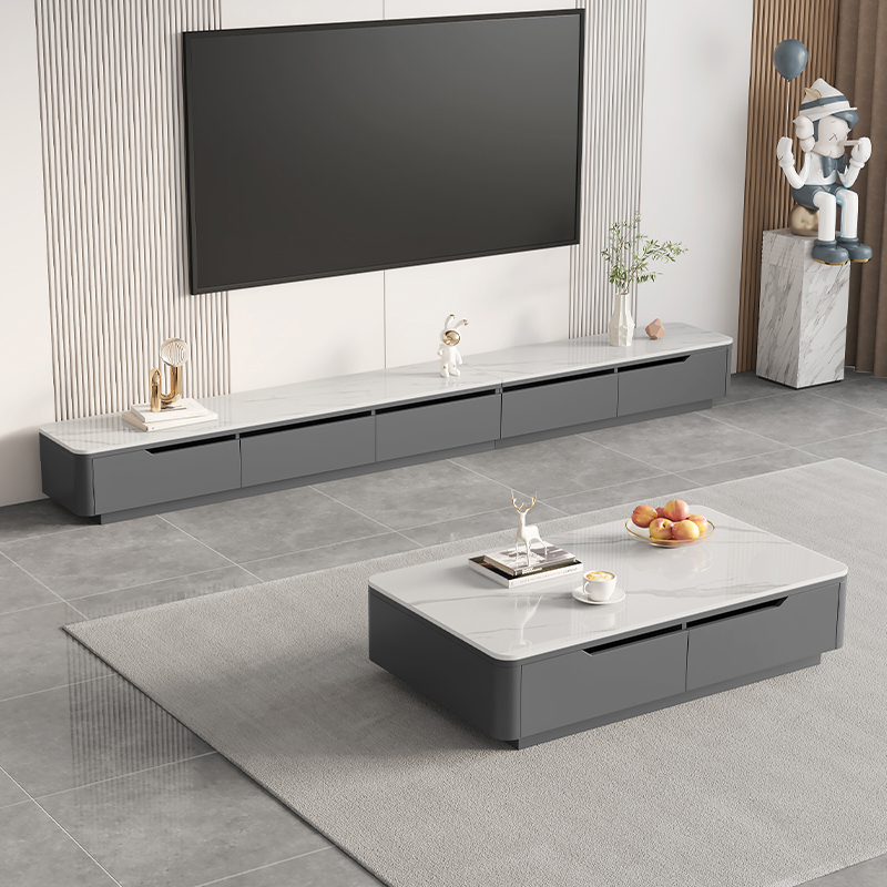 岩板电视柜小户型家用包安装