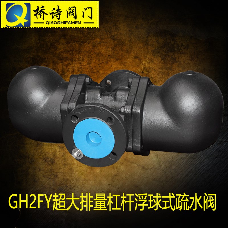 GH2FY超大排量杠杆浮球式疏水阀  铸钢法兰连接疏水阀  2寸 DN100