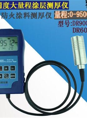 大量程涂层测厚仪DR9000S(9500UM)DR6000 膜厚仪防腐层防火涂料