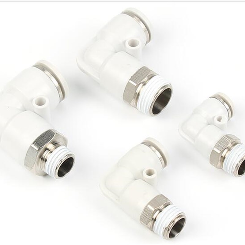 J-XXJ01-D4快速接头弯接头J-XXD01-D4/D6/D8/D10/D12-M5/1/2/3/4