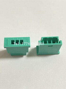 609021303410000日本Kyocera京瓷连接器609021系列3P线端插头绿色