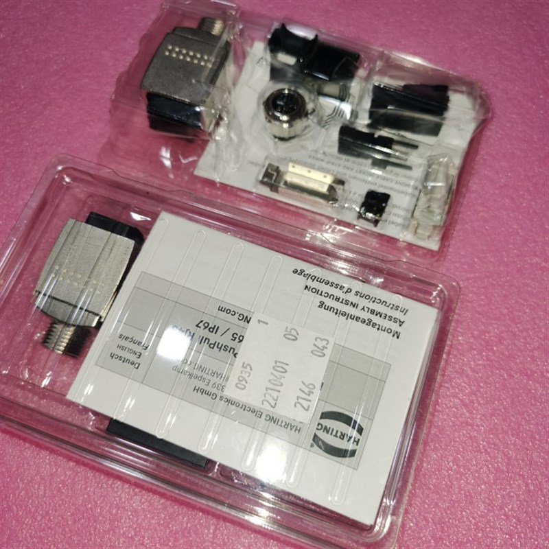 HARTING连接器09352210401通讯网络插头HAN-PUSHPULL-RJ45浩亭