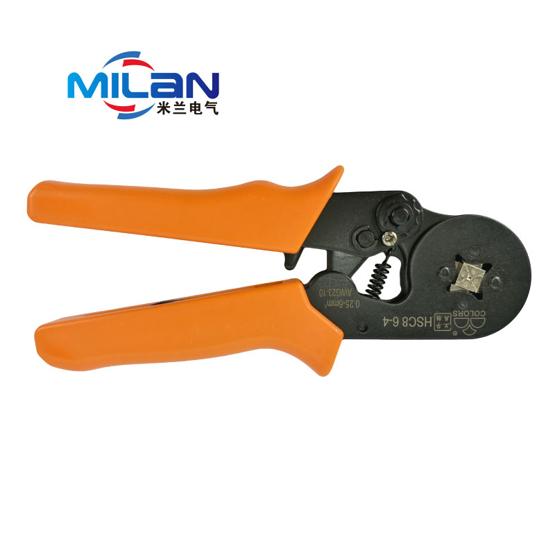 HSCB 6-4 迷你自调式压线钳 E型针管型端子压线钳 0.25-6方