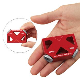 45度角尺木工测量工具钻孔定位器多功能角度尺8mm10mm