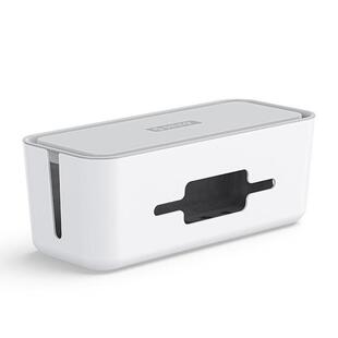 奥睿科插排趴窝盒排插收纳盒数据线充电器插线板电源线桌面集线盒