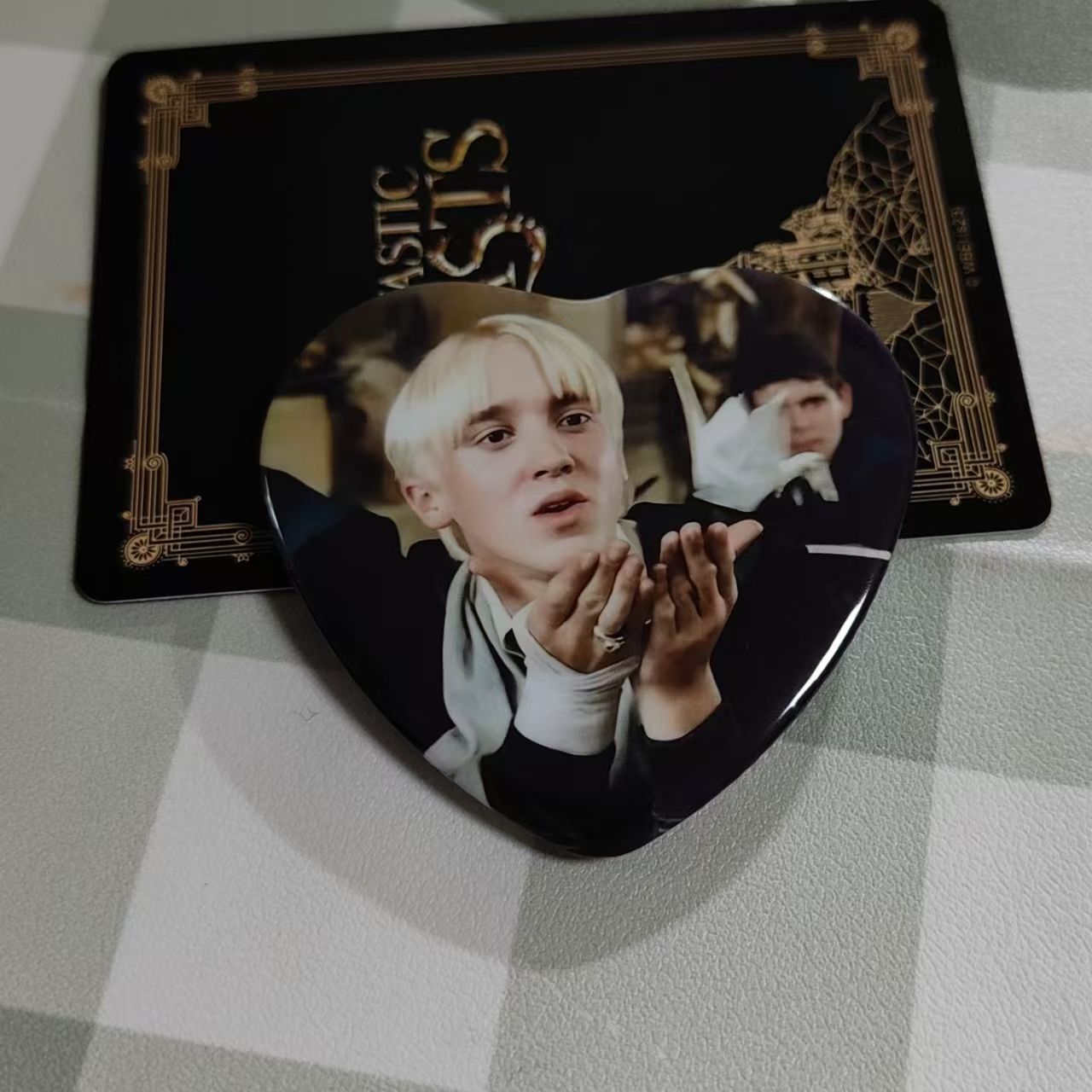 哈利波特斯内普德拉科心形吧唧