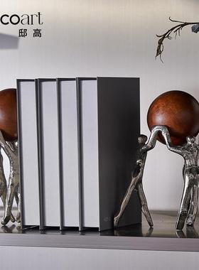 邸高家居 创意守护地球书档摆件 样板房间装饰品书房布置陈列书柜