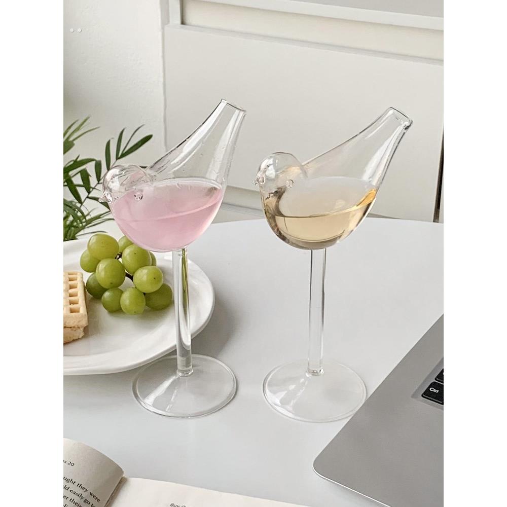 网红小鸟杯兰香子小鸟杯子小鸟玻璃杯创意鸡尾酒杯高颜值果汁饮料