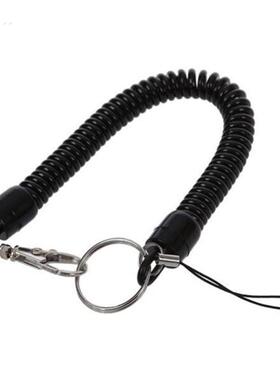 弹簧绳弹力拉伸防丢手机炼指环绳创意男女士钥匙炼扣老人腰挂绳子