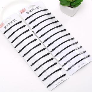 发夹一字夹女加长夹子长发夹黑色边夹小卡子刘海头发整理碎发发卡