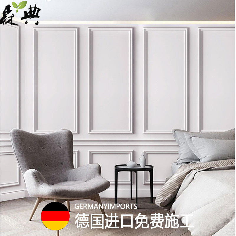 欧式立体浮雕电视背景墙壁客厅大气仿石线墙布全屋壁布
