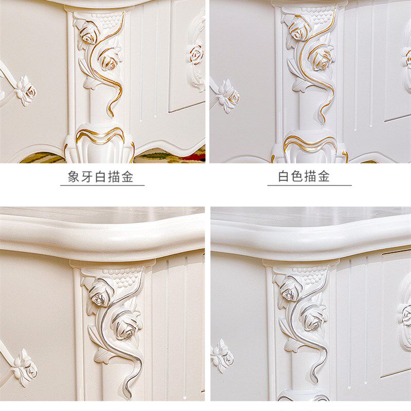 欧式小户型茶几田园实木电话桌客厅方桌沙发现代地柜边几角几