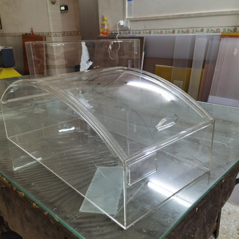 压力面粉箱货架盒子冰糖果架白糖红糖五谷杂粮弧形展柜
