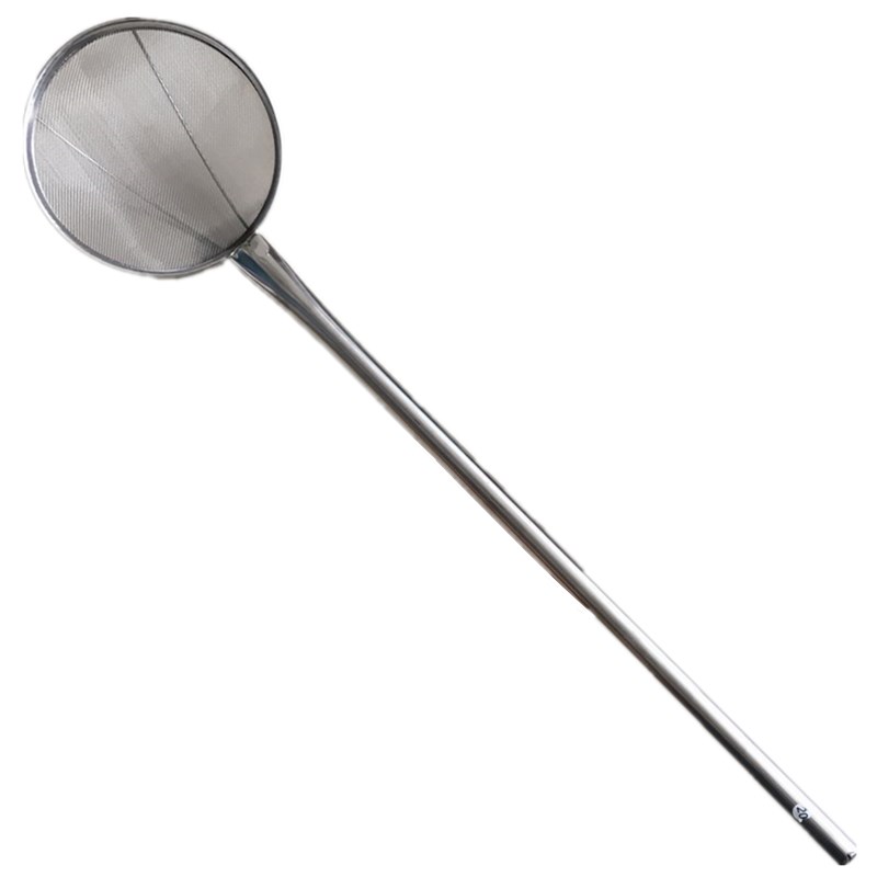 订做款加密细网不锈钢漏勺长把商用大笊篱捞油渣子打油沫过网捞