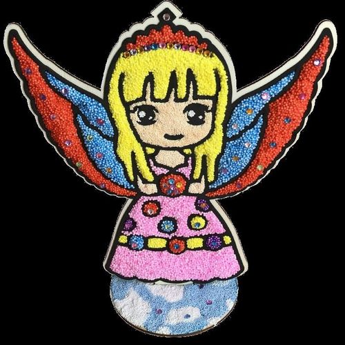 新款大号儿童雪泥画板diy手工制作材料包珍珠泥粘土摆地摊货源