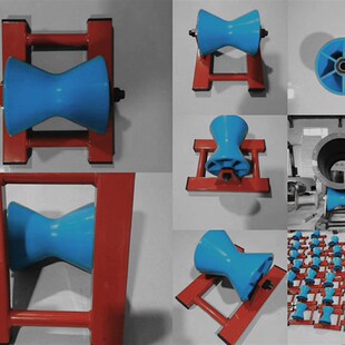 管滚管滚管 管材滚轮管 托管轮管子滑轮滚动