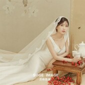 新款 古典拍照道具实木桌子矮桌古风题国潮秀禾方桌 古装