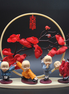 新腊梅乔迁家居软装饰工艺品客厅电视酒柜酒店桌面摆设