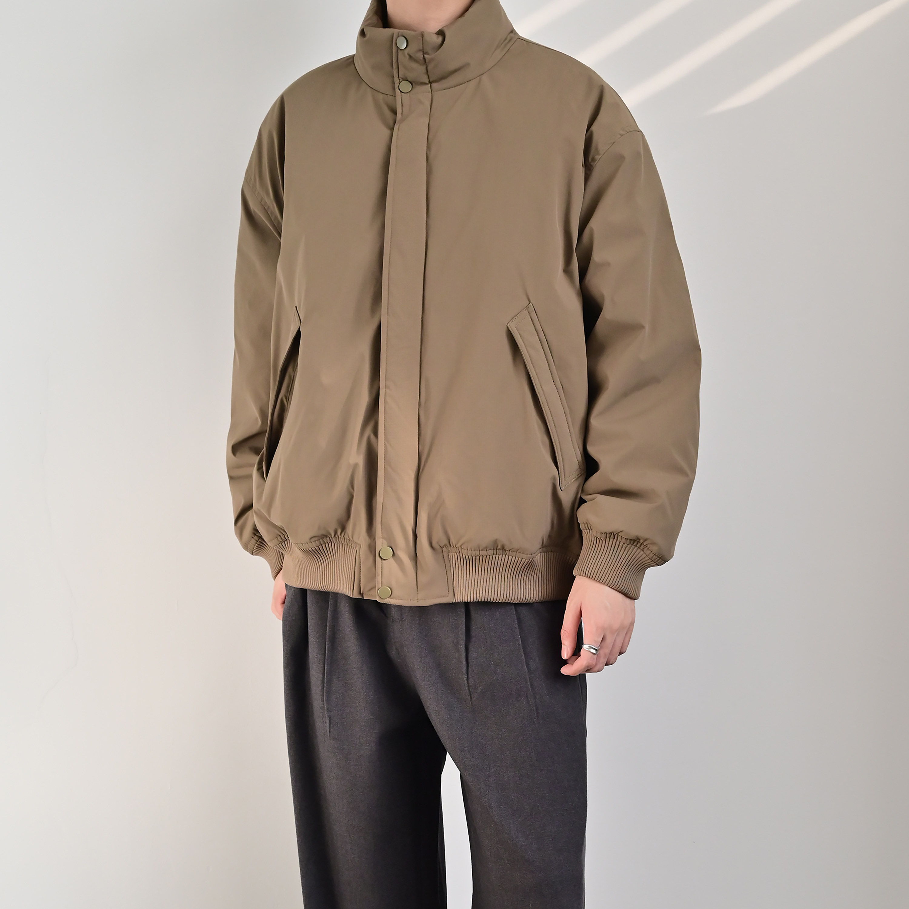 233UNIT美式复古立领保暖羽绒服男女情侣保暖外套工装风羽绒夹克,男装,羽绒服,淘宝优惠券,粉丝福利购,淘宝优惠卷