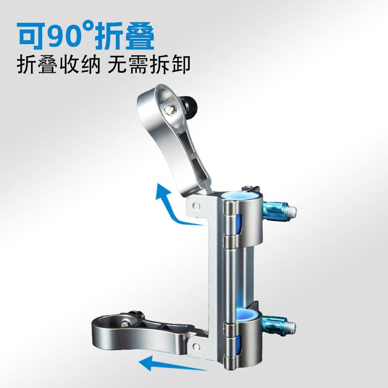 钓哈哈钓椅伞架固定器新款战车露营车铝镁合金一体式折叠钓伞支架