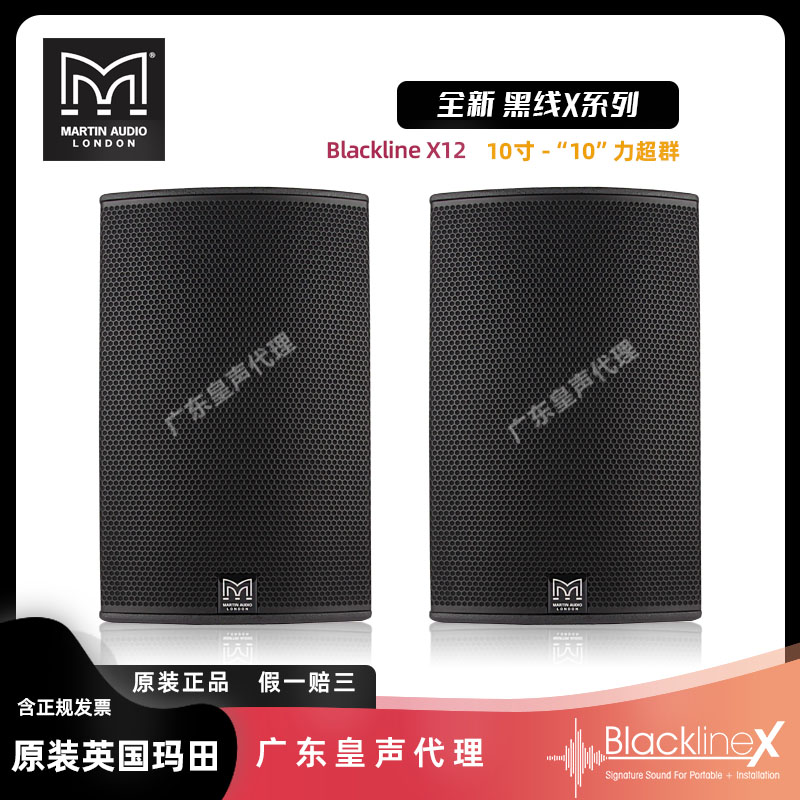 原装英国玛田音响 (假一赔三) 玛田X12音箱 高端专业音箱（一只）