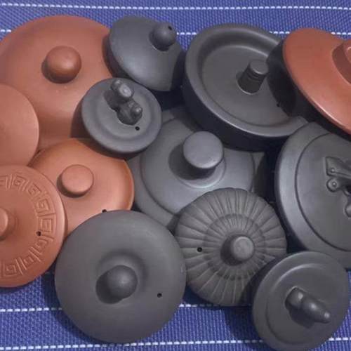 单卖紫砂杯盖紫砂茶壶盖碗盖子泡茶杯马克杯茶杯陶瓷圆形盖子配件