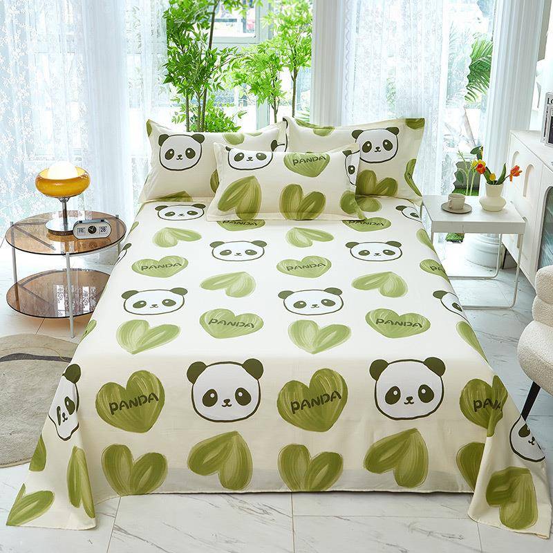 纯棉床单全棉单件学生宿舍单人磨毛水洗纯棉被单榻榻米炕单床品批