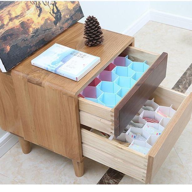 实用抽屉整理格 收纳方便 蜂窝式抽屉格 抽屉隔板 蜂窝式抽屉隔板