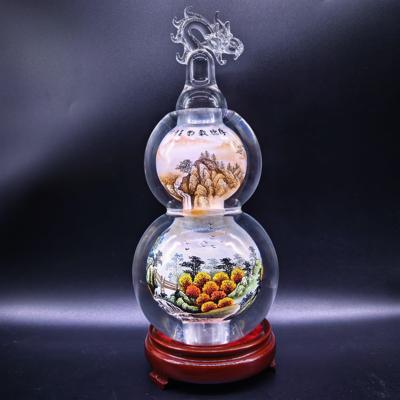 手工绘制 内画葫芦 瓶内画 家居摆件商务工艺礼品