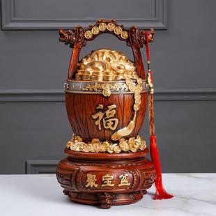 中式 饰酒柜摆件 大号家用招财创意家居客厅储钱罐存钱罐2023新款 装