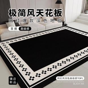 客厅地毯轻奢高级沙发免洗茶几毯家用卧室床边毯儿童房间免洗地垫