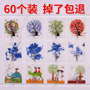 挂钩强力黏胶无痕承重黏贴钩化妆室厨房浴室吸盘门后墙壁壁挂墙上