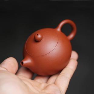 宜兴小大袍功夫茶壶工夫冲茶倒把西施壶原矿球孔过滤小号家用茶具