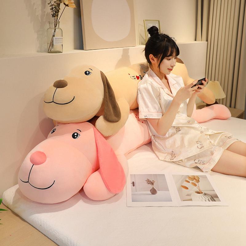 抱着睡觉的大公仔趴狗可拆洗女生超大玩偶巨型趴趴狗抱枕毛绒玩具