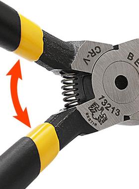 BESTIR/鹰电之印 水口钳6寸塑料水口剪钳5寸电口钳工斜口子钳偏剪