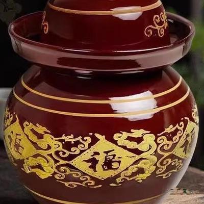 四川泡菜坛子家用土陶老坛子酸菜缸密封瓦罐专用腌菜坛陶瓷咸菜罐