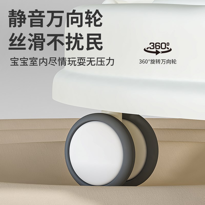 婴儿学步车防o型腿多功能三合一防侧翻6到18个月宝宝积木桌2025款